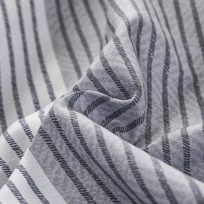 Coastal Drift striped Comforter Bundle – Breezy 3‑Piece Bedding