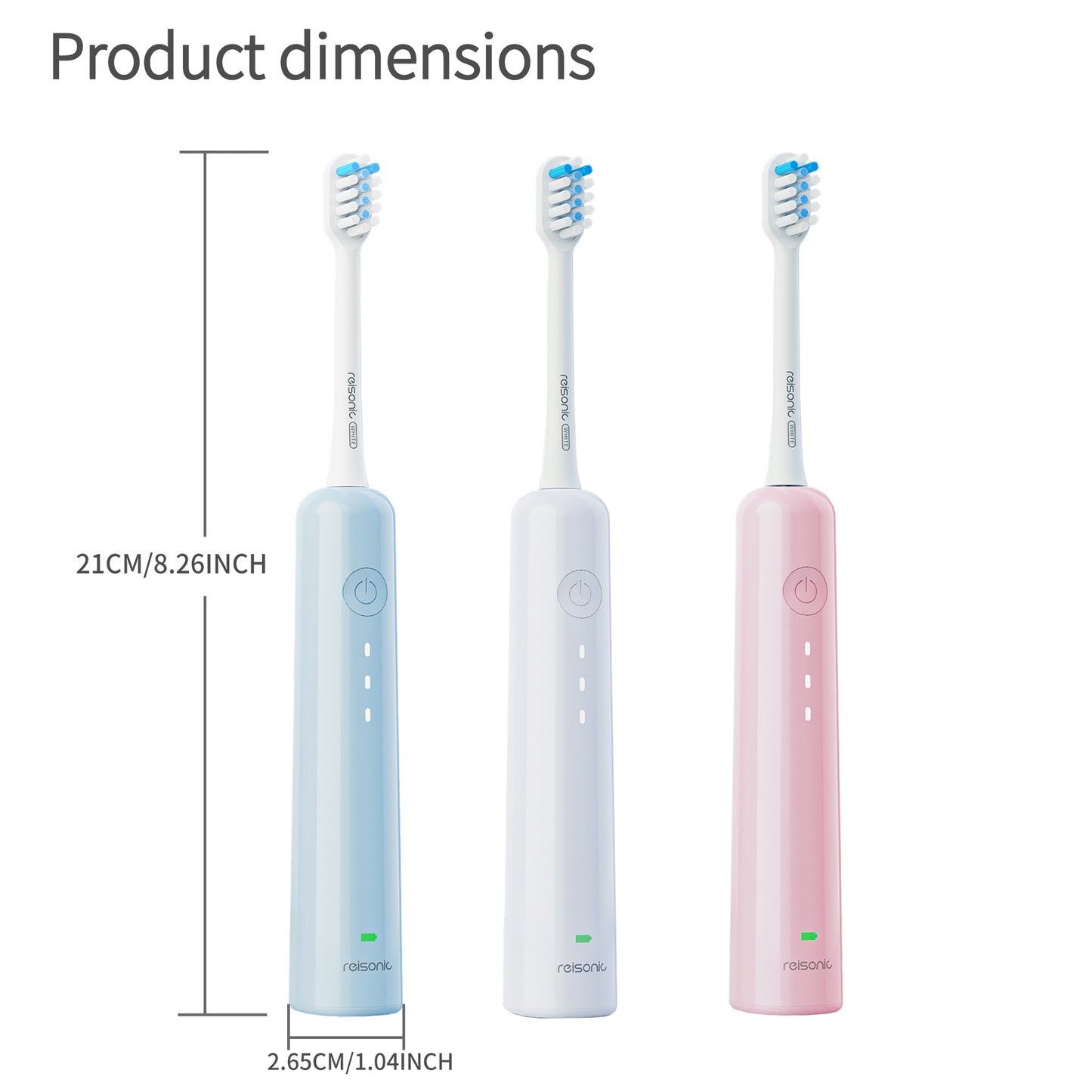 Electric Toothbrush with Ultra-Soft Gum Guard Brush Heads - IPX7 Waterproof, Ergonomic Design(pink)