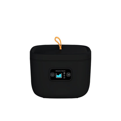 Professional Ultrasonic Cleaner with UV Light - 45000Hz for Dentures, Retainers, Jewelry & More(black)