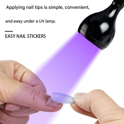 White 3W UV LED Gel Nail Curing Lamp Clip On Flexible Gooseneck Light 4 Brightness Levels for Gel Polish and Resin Curing
