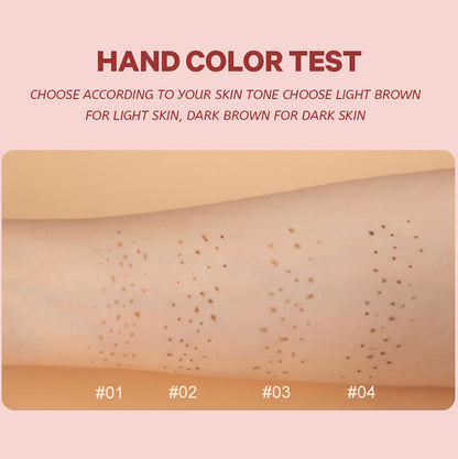 2-Pack #02 Medium 2-in-1 Double-Headed Freckle Pen & Eyeliner - Natural & Long-Lasting, Easy Coloring for Sun-Kissed Look