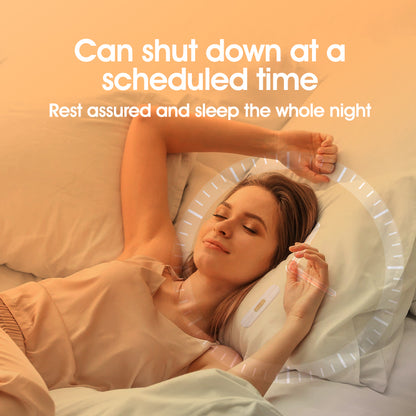 Pink SMB-07 Bone Conduction Under-Pillow Speaker -  Bluetooth 5.4 Ultra-Thin Sleep Aid Sound Bar with Dual Speaker Resonance & 36 Built-in White Noise Tracks