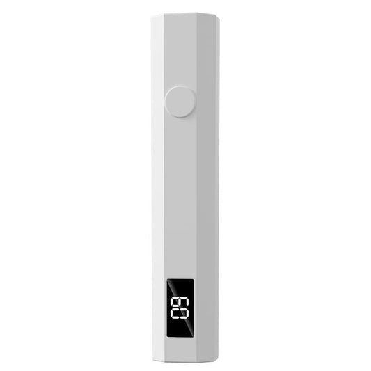 White portable LED/UV manicure pen with digital display window