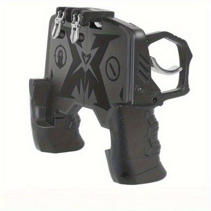 K21 Mobile Game Controller Gamepad L1 R1 Trigger Fire Buttons Ergonomic Grip for PUBG COD Mobile iOS Android Phone Black