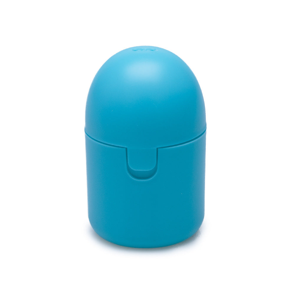 2PCS Reusable Medical Grade Silicone Menstrual Cup(XS Size) & 2PCS Matching Sterilizer Box - Microwave Safe Disinfector Case, Heat Resistant 130°C (Blue Set)