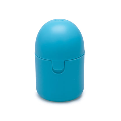 2PCS Reusable Medical Grade Silicone Menstrual Cup(XS Size) & 2PCS Matching Sterilizer Box - Microwave Safe Disinfector Case, Heat Resistant 130°C (Blue Set)