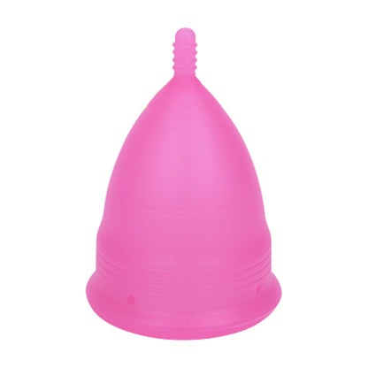 2PCS Reusable Medical Grade Silicone Menstrual Cup(L Size) & 2PCS Matching Sterilizer Box - Microwave Safe Disinfector Case, Heat Resistant 130°C (Pink Set)
