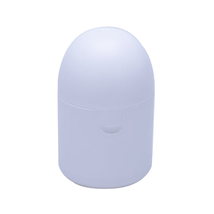 2PCS Reusable Medical Grade Silicone Menstrual Cup(L Size) & 2PCS Matching Sterilizer Box - Microwave Safe Disinfector Case, Heat Resistant 130°C (White Set)