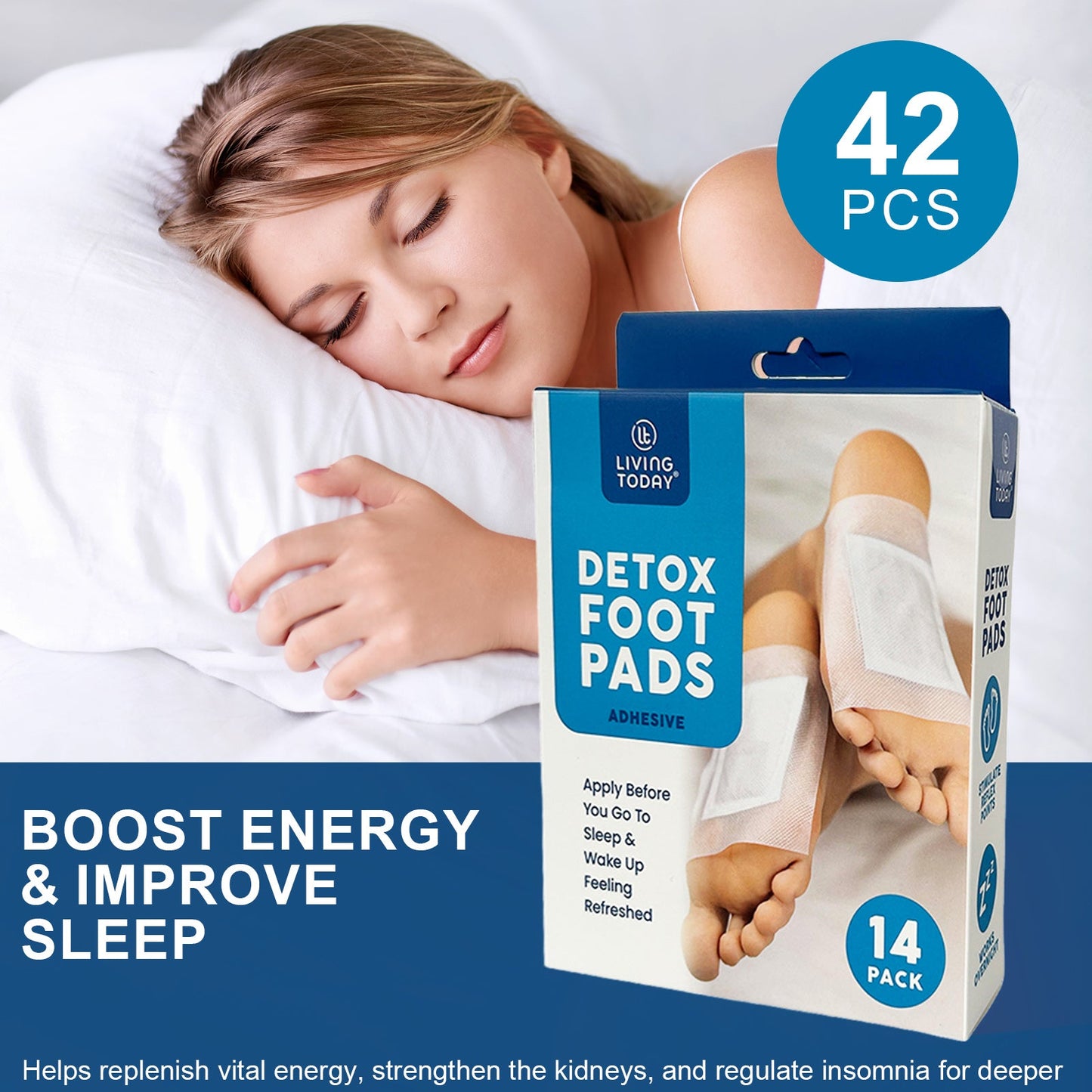 42 Pcs The Cleansing Detox Foot Pads Patches