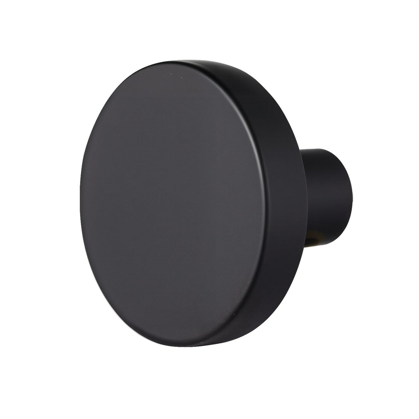 Cabinet Knobs, 10 Pack, 32 mm Black Zinc Alloy Drawer Pulls & Door Handles, Mushroom Kitchen Solid Knobs Dresser Handles, Cupboard Hardware with Screws for Bathroom Closet Cabinets and Drawers