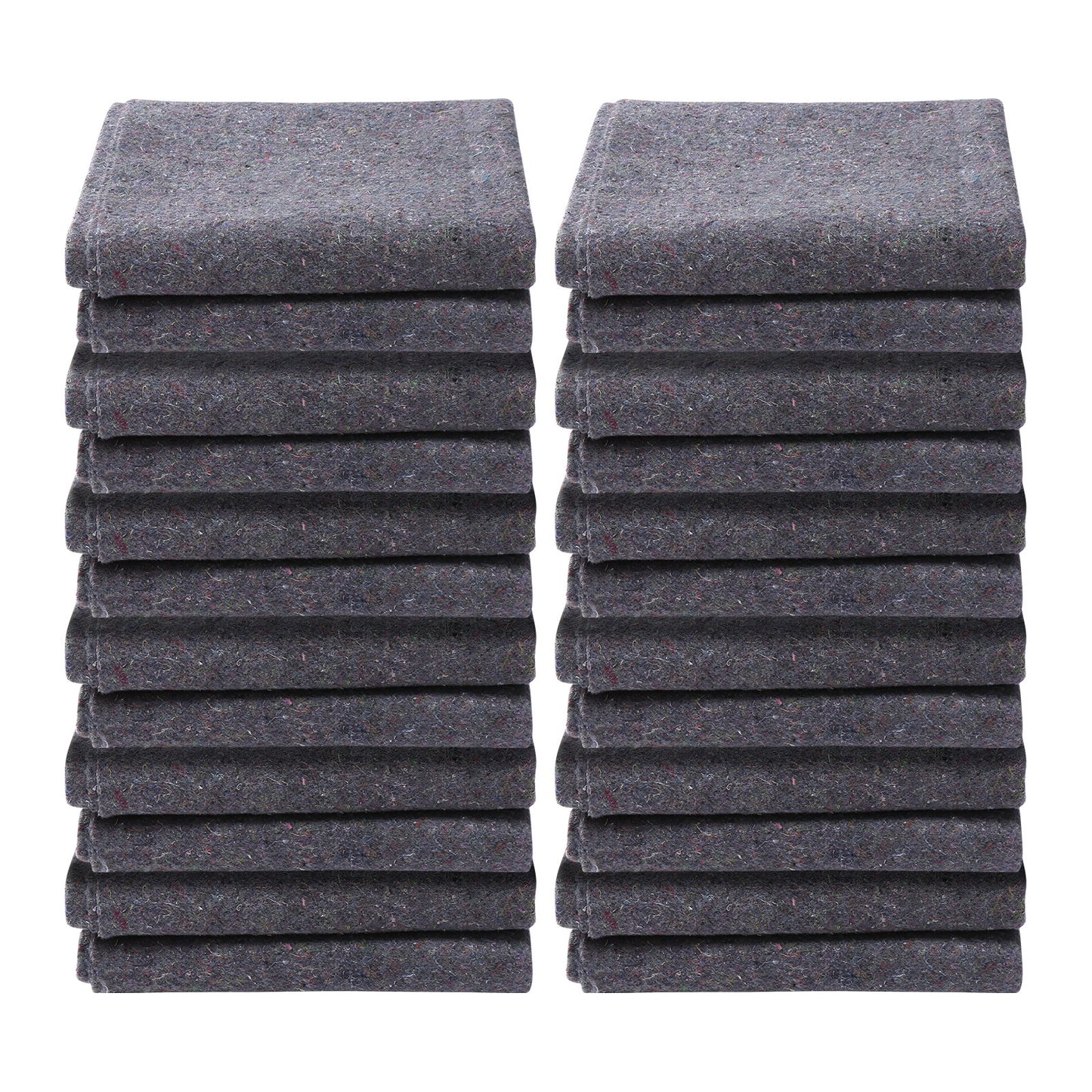 Moving Blankets, 1829 x 1372 mm, 12 kg/dz Weight, 12 Pack, Professional Recycled Cotton Packing Blanket, Large Heavy Duty Shipping Mover Pads Perfect for Protecting Furniture, Floors, Appliances