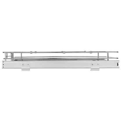 34x53 cm Pull Out Cabinet Organizer, Heavy Duty Slide Out Pantry Shelves, Chrome-Plated Steel Roll Out Drawers, Sliding Drawer Storage for Home, Inside Kitchen Cabinet, Bathroom, Under Sink