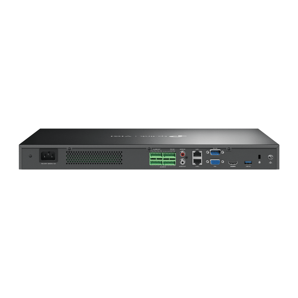 TP-Link VIGI NVR4032H | 32-Channel 4K Network Video Recorder, H.265+ Compression, Dual Ethernet, 4× SATA (Up to 16 TB Each) non PoE