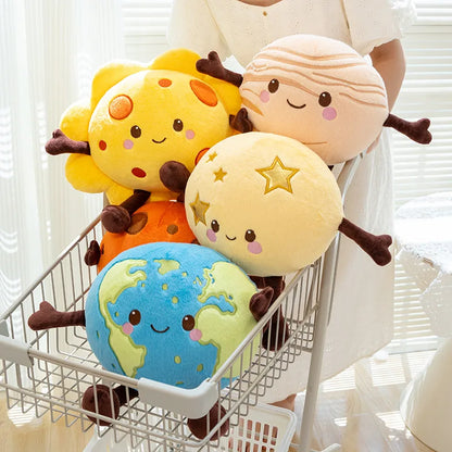 Planet Plushies Earth Plush Mars Plush Saturn Plush Venus Plush Moon Plush Sun Plush Solar System Handmade Plushies 20cm