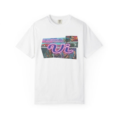 Vice City VI Retro Aesthetic Graphic Tee, Neon Miami Vibes  T-Shirt