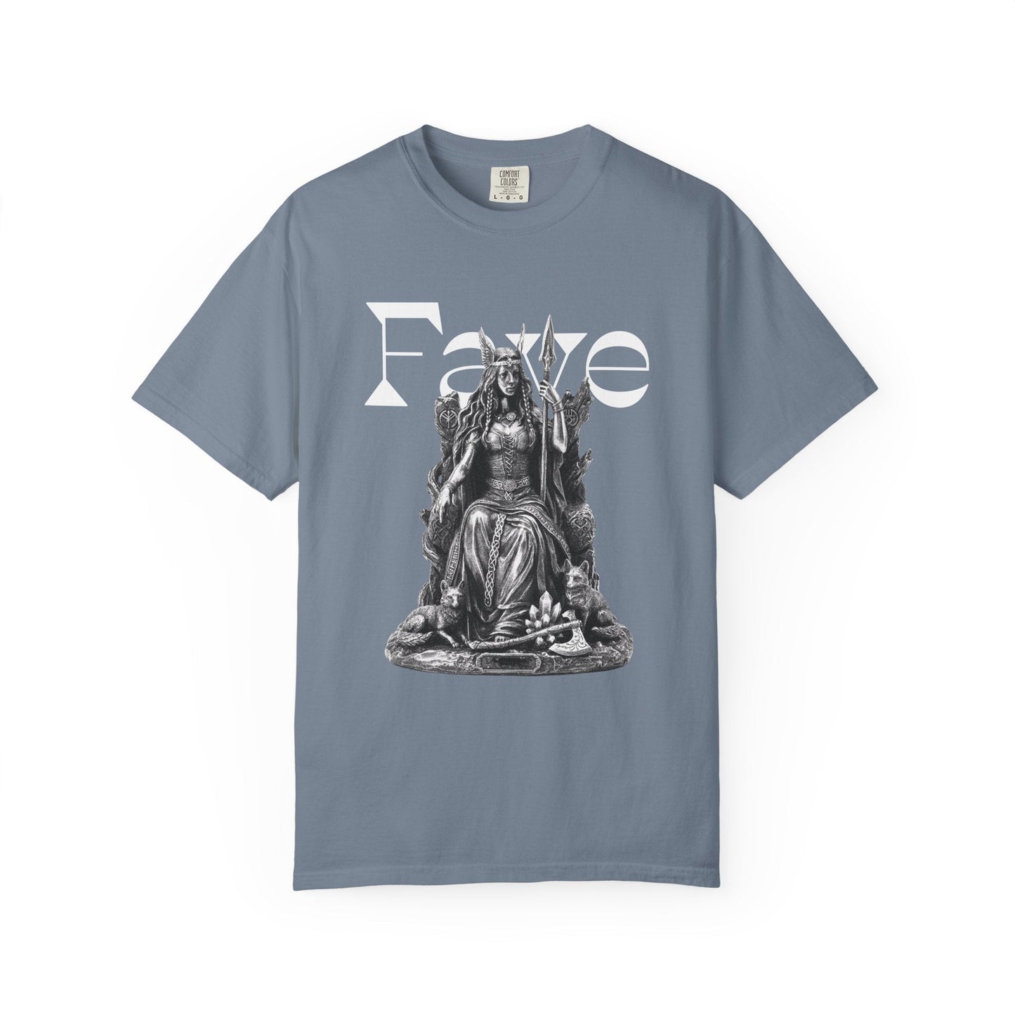 Freyja Norse Goddess Graphic Tee, Folkvangr Viking Shirt