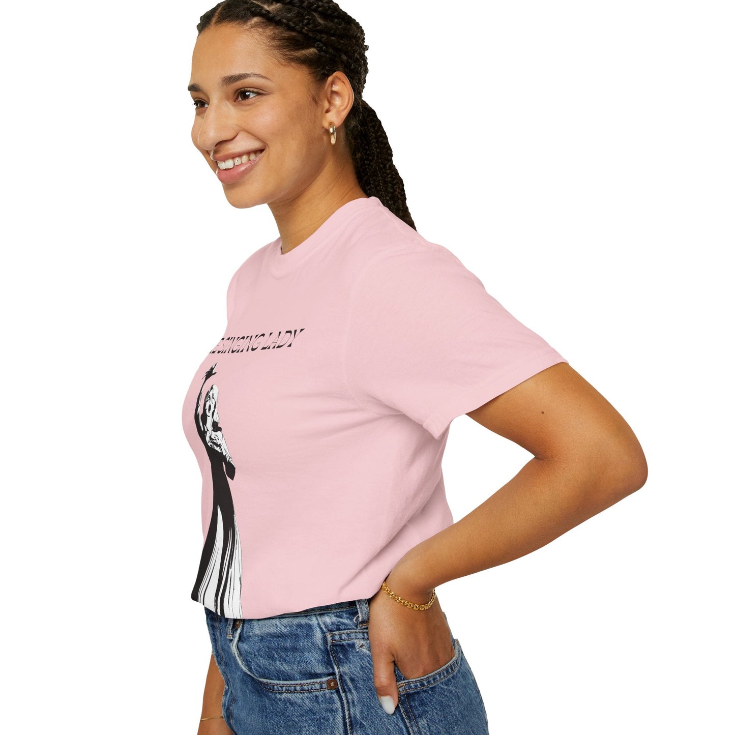 The Singing Lady T-Shirt — Vintage Silhouette Music Tee