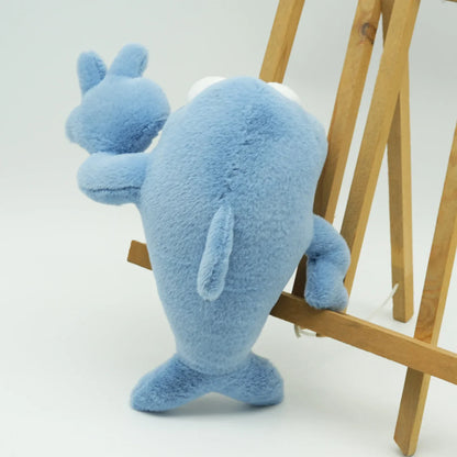 Flappers The Super Dolphin Plush Indie Animated Series Fan Art Plush Toy 25cm