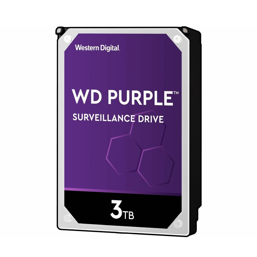 Western Digital Purple Surveillance Hard Drive 3TB WD33PURZ | 3.5-Inch SATA CMR HDD for DVR & NVR Security Systems