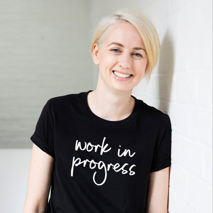 Work in Progress - Black tee