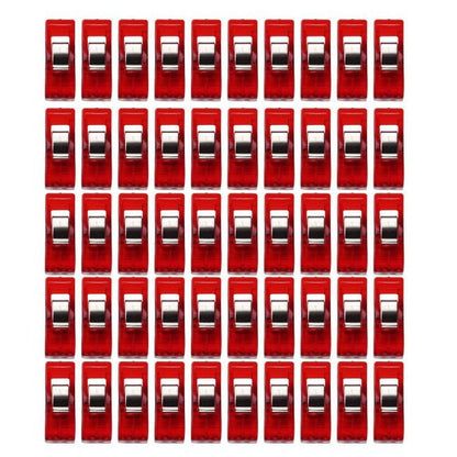 WQQZJJ Office Supplies 50 PCS Clear Sewing Craft Quilt Binding Plastic Clips Clamps Pack RD Up To 40% Off Home on Clearance