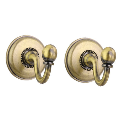 WQQZJJ Organization And Storage 2x Metal Curtain Holdback Wall Tie Back Hooks Hanger Holder Window Curtain Hooks On Clearance Khaki