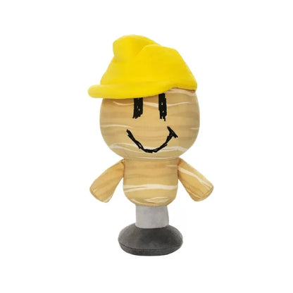 Gray Mannequin Plush Wally Concrete Plush Block Elevator Simulator Game Plushies 22cm