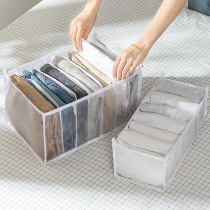 Wardrobe Clothes Organizer Foldable Drawer Clothes Compartment Storage Box for Bedroom Dorm Room