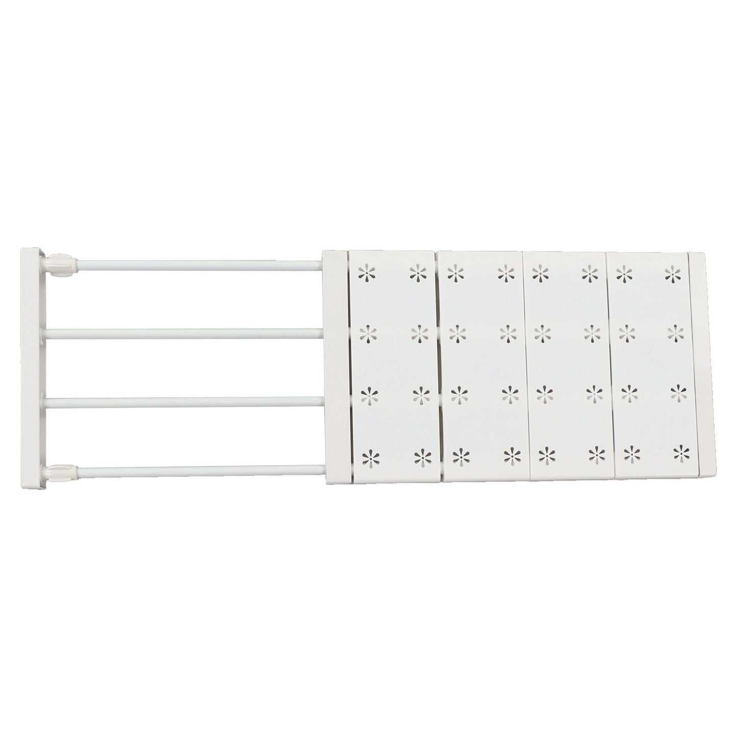 Wardrobe Partition Board Storage Extendable Rod Space Saving Layered Partition Board for Cabinet 18.9-31.5in