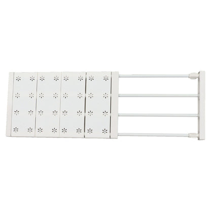 Wardrobe Partition Board Storage Extendable Rod Space Saving Layered Partition Board for Cabinet 18.9-31.5in