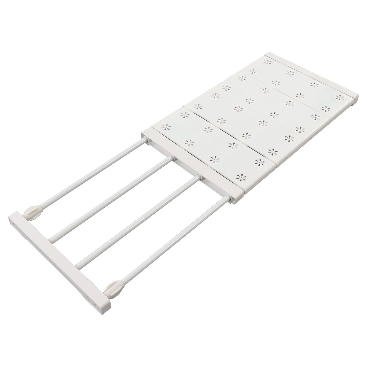 Wardrobe Partition Board Storage Extendable Rod Space Saving Layered Partition Board for Cabinet 18.9-31.5in