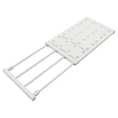 Wardrobe Partition Board Storage Extendable Rod Space Saving Layered Partition Board for Cabinet 18.9-31.5in