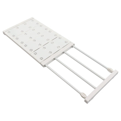 Wardrobe Partition Board Storage Extendable Rod Space Saving Layered Partition Board for Cabinet 18.9-31.5in