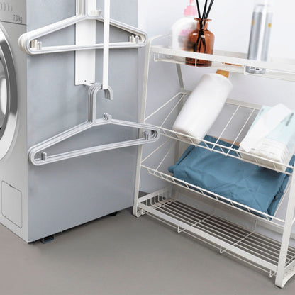 Washing Machine Side Hanger Non Punching Magnetic Hanger Storage Rack