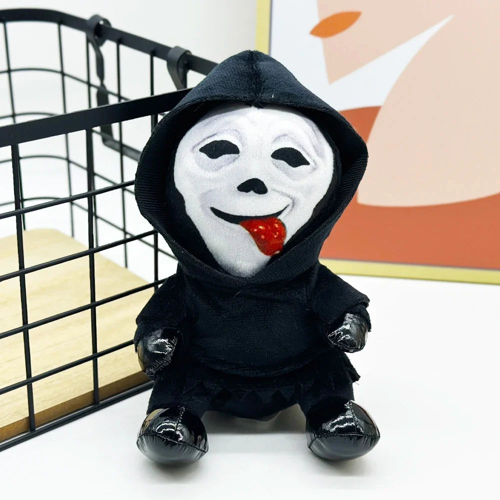 Wazzup Ghost Plush Toy, Scary Movie Ghostface Plush 19cm, Horror Movie Plush Collectible
