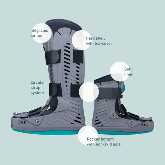 Snowboard boot with hard shell toe cover, soft liner, rocker non-skid sole