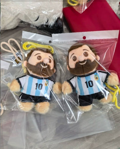 LM 10 Football Star Plush The GOAT Plush Number 10 Football Legend Handmade Plush 18cm