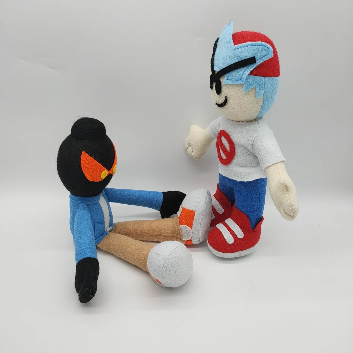 Whitty Plush and Boyfriend Plush Rhythm Game Handmade Plush