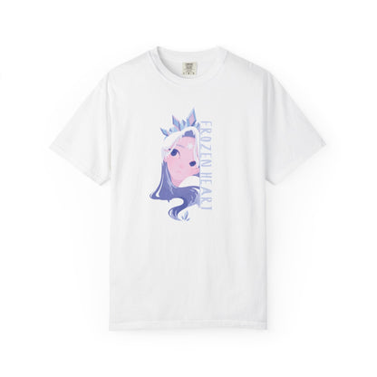 Winter Majesty Frozen Heart T-Shirt - Cryo Empress Ice Queen Anime Graphic Tee