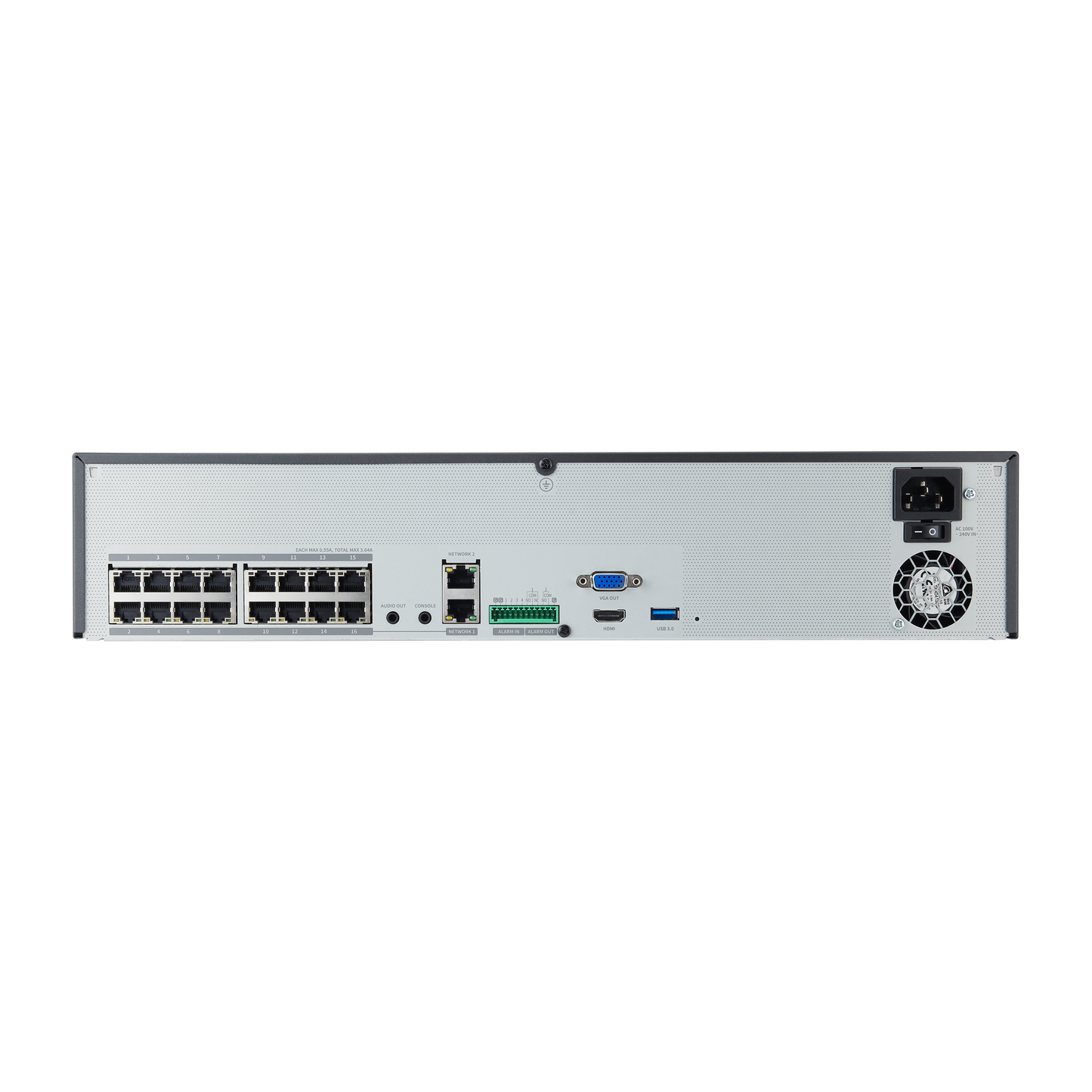 Hanwha Vision XRN-1620SB1 16CH AI Network Video Recorder (NVR)