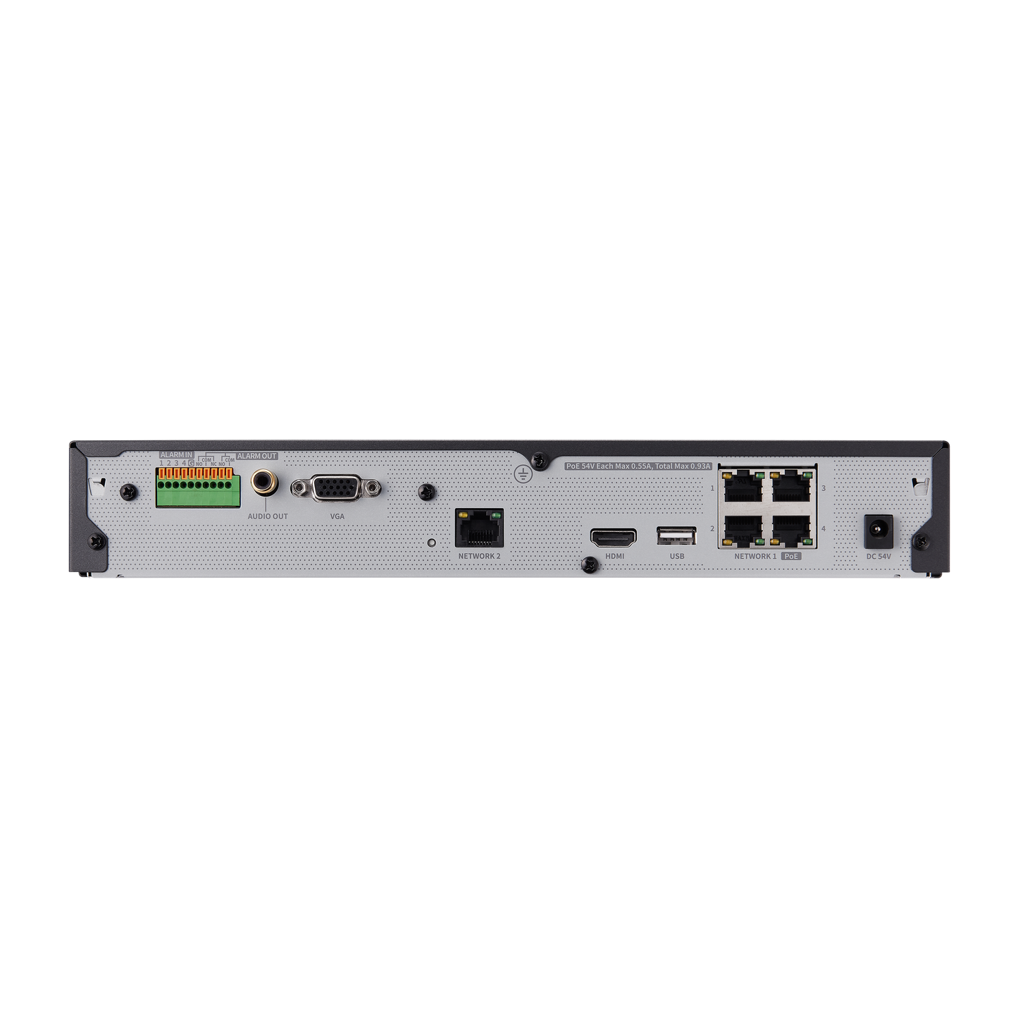 Hanwha Vision XRN-420S 4CH AI NVR – Advanced Network Video Recorder with AI Object Attribute Search