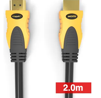 XTENDR HDMI 2.0 Interface Lead | 2.0m | Gold-Plated OFC | 4K @ 2160p | ARC | 18Gbps | XTR-HDMI4K-020