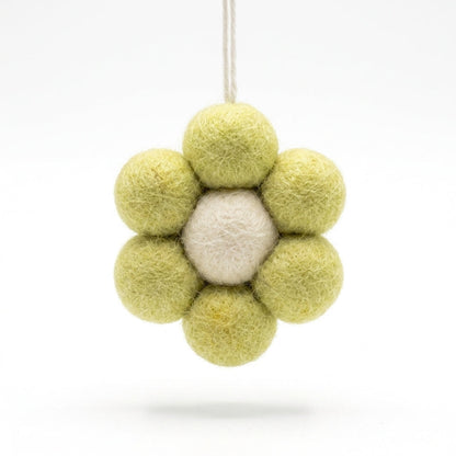Handmade Wool Felt Flower Ornament