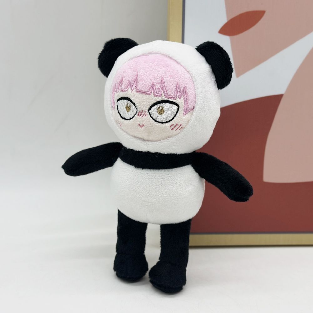 Miyu Suzuki Panda Plush You and  Are Polar Opposites Anime handmade Plush 17cm