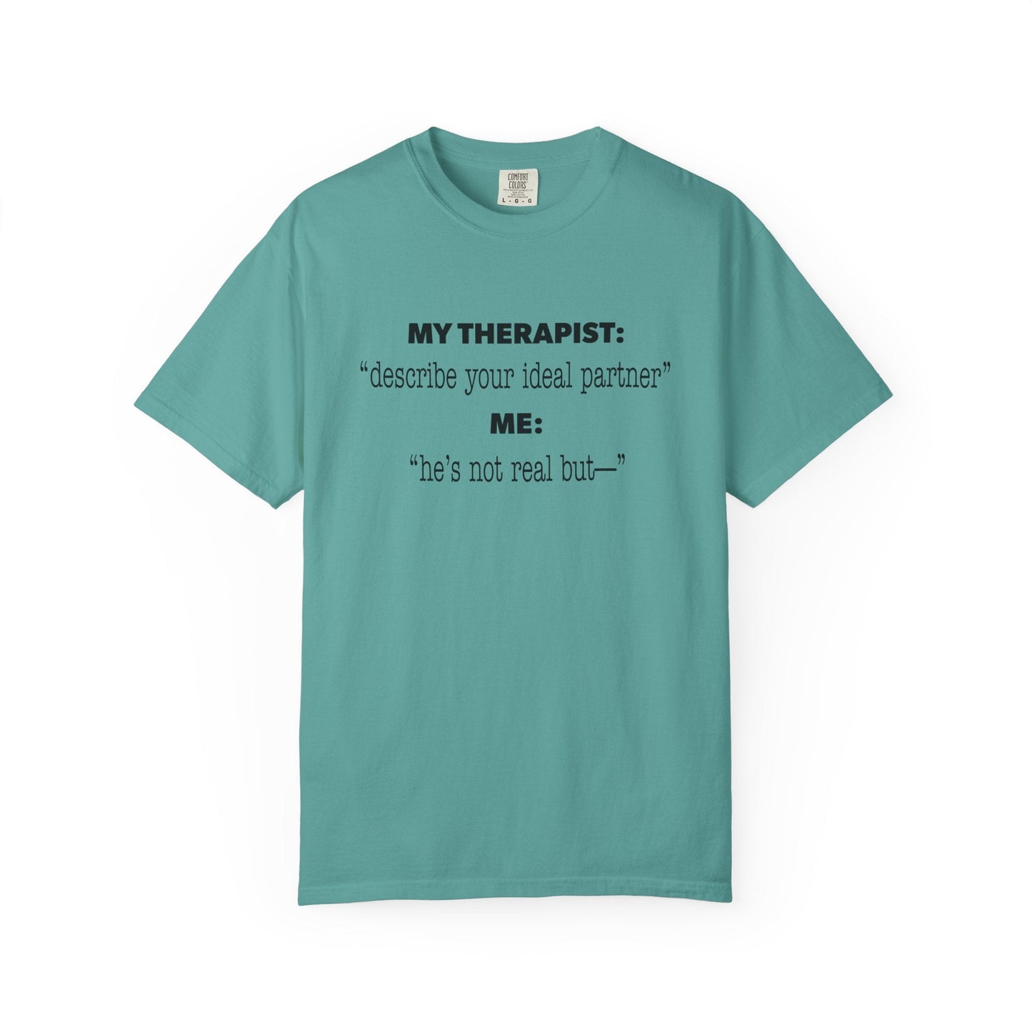 Funny Yumejoshi T-Shirt He's Not Real But Comfort Character Tee Self Shipper Yumeship Gift