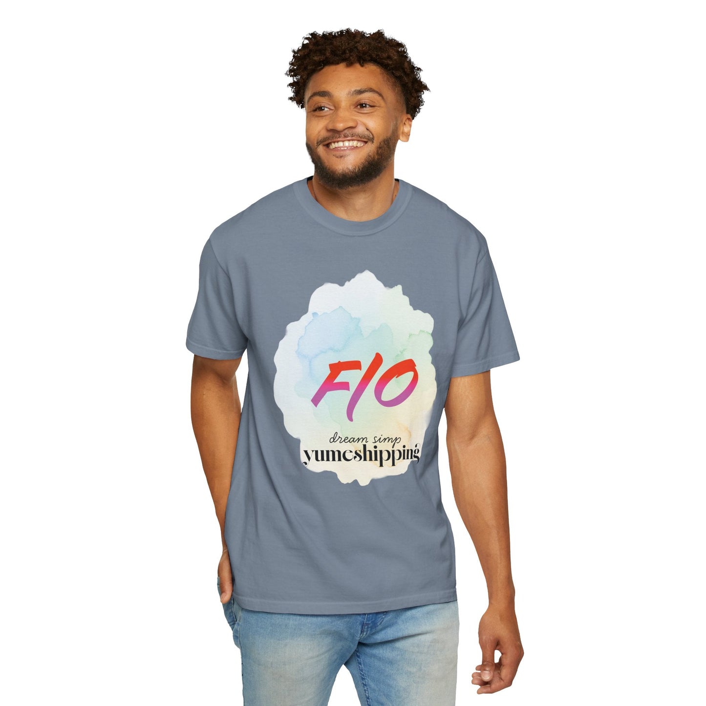 Yume Tee Dream Stamp Watercolor Graphic T-Shirt | Yume Self-Shipping