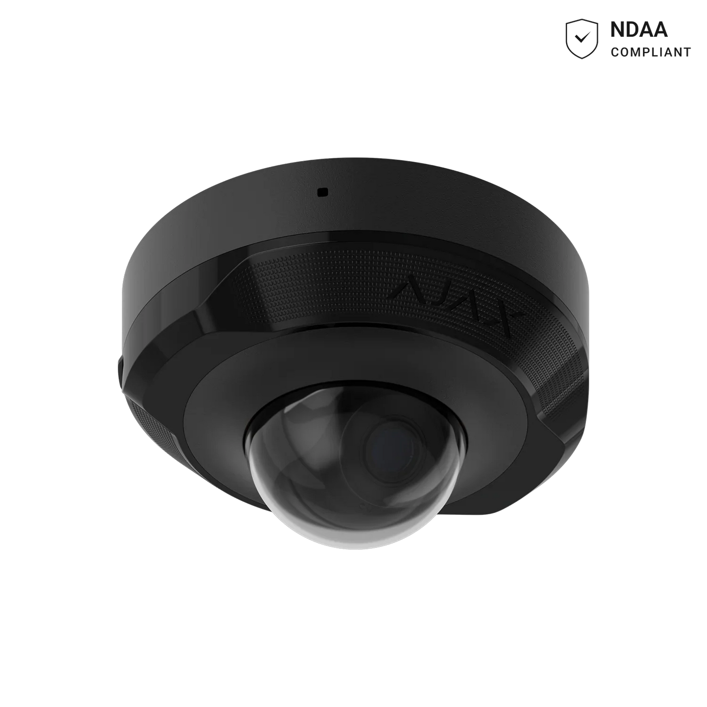 AJAX#76022 Ajax 8MP 2.8mm Mini Dome IP Security Camera – White / Black