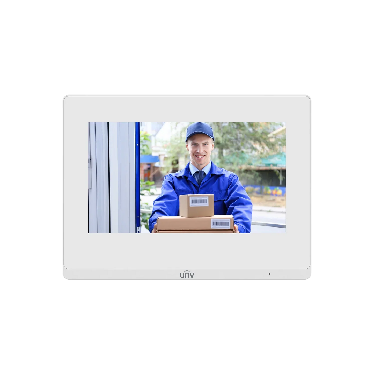 UNIVIEW OEI‑372S‑H‑W 7″ HD Indoor Intercom Station – Smart Video Door Entry Monitor