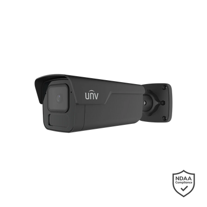 Uniview IPC2B16SS-ADF28K-I1 6MP LightHunter IR Fixed Bullet Network Camera, 2.8mm, SD Card, WDR, IR 80m, Built-in Mic, Prime Series