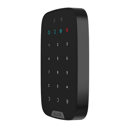 AJAX#30643 – Ajax KeyPad Jeweller Wireless Touch Keypad for Ajax Alarm Systems (Black)